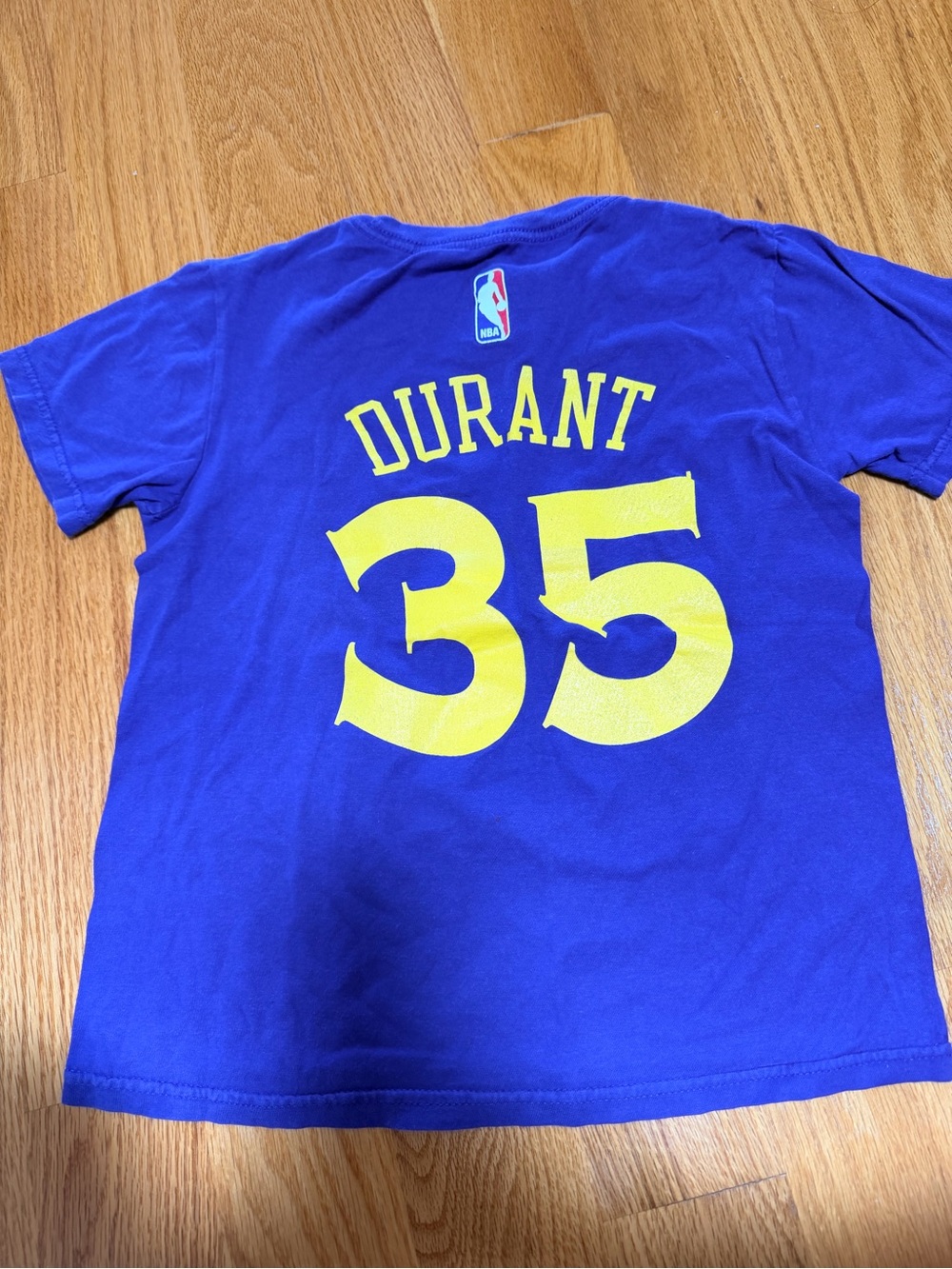 NBA Kids Royal Blue & Yellow Durant #35 Tee